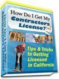 How do I get my contractors license in California